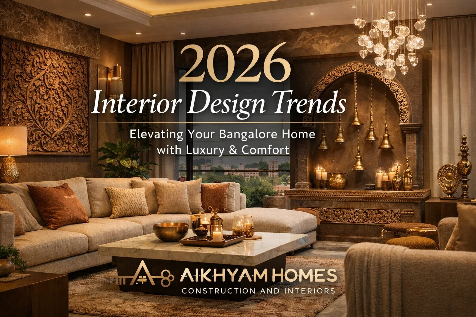 2026 Interior Design Trends: Elevating Your Bangalore Home with Luxury & Comfort